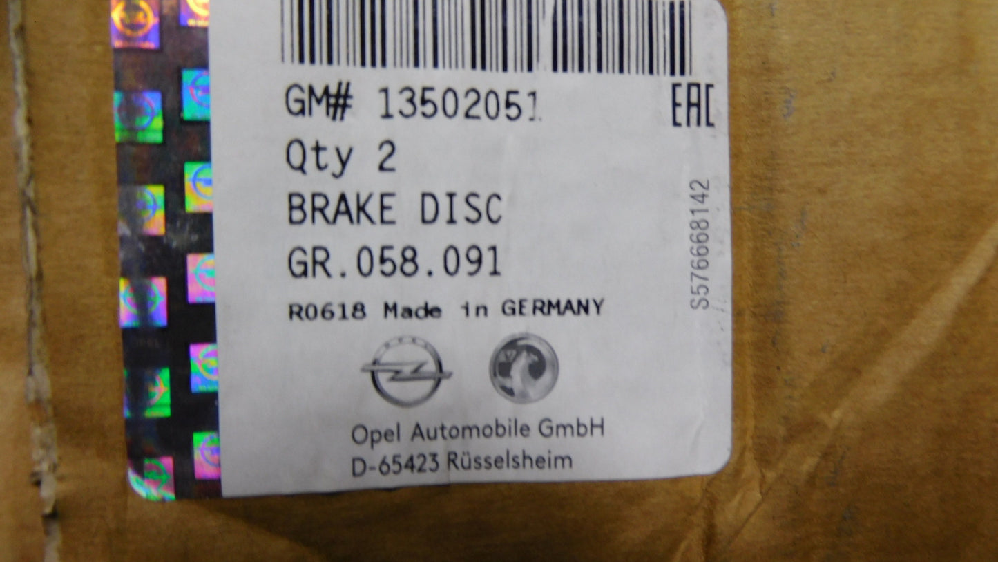 Bremsscheibe vorne belüftet 300x26mm 5x115 569076 13502051 Opel Astra J Zafira C Ampera