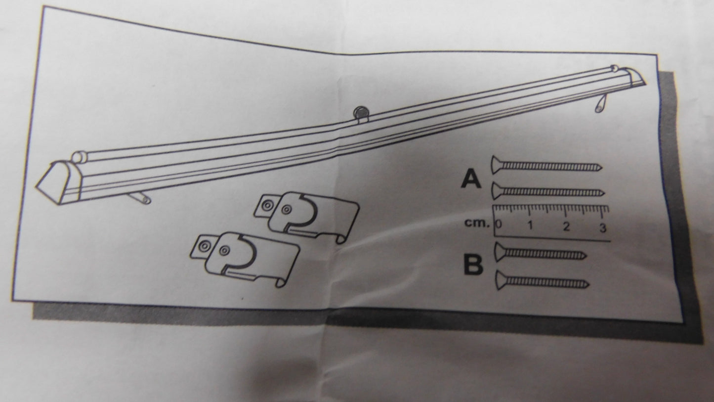 Satz Haken Befestigung Heckrollo 90286077 Opel Tigra