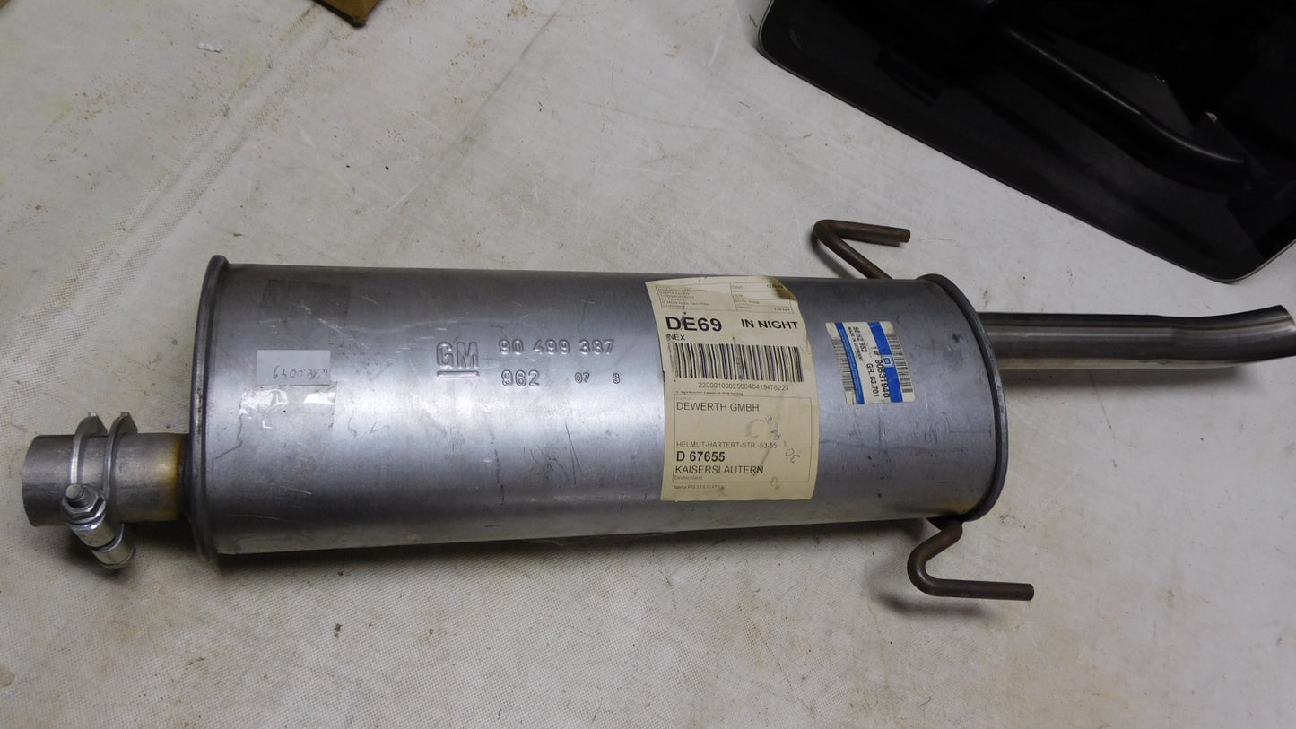 Endschalldämpfer Schalldämpfer 5852952 90531940 Opel Astra F T92 1.4 - 2.0