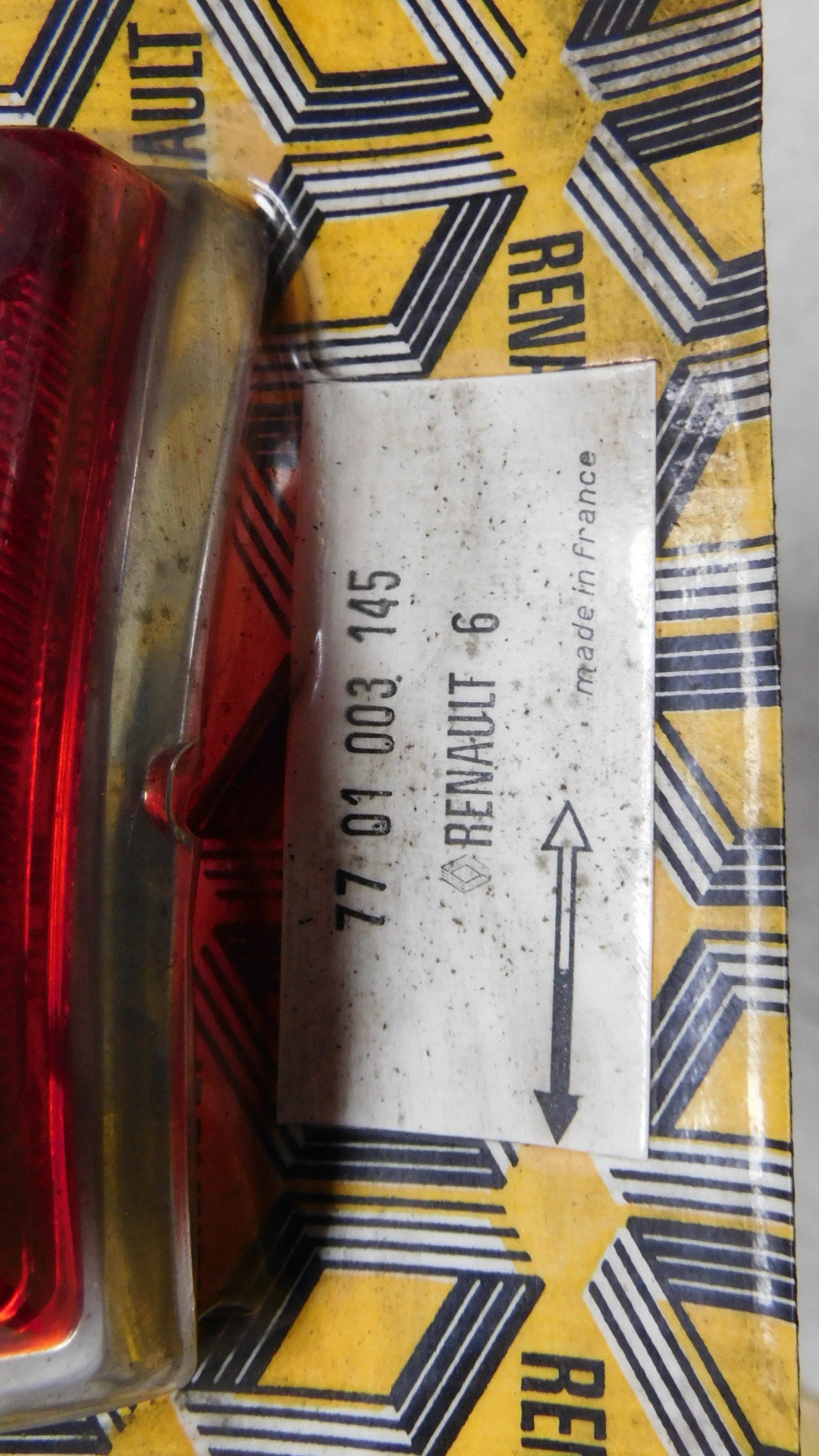 Rücklicht Rückleuchte Glas links 7701003145 Renault R6 L TL frühe Serien von 1969 bis 1975