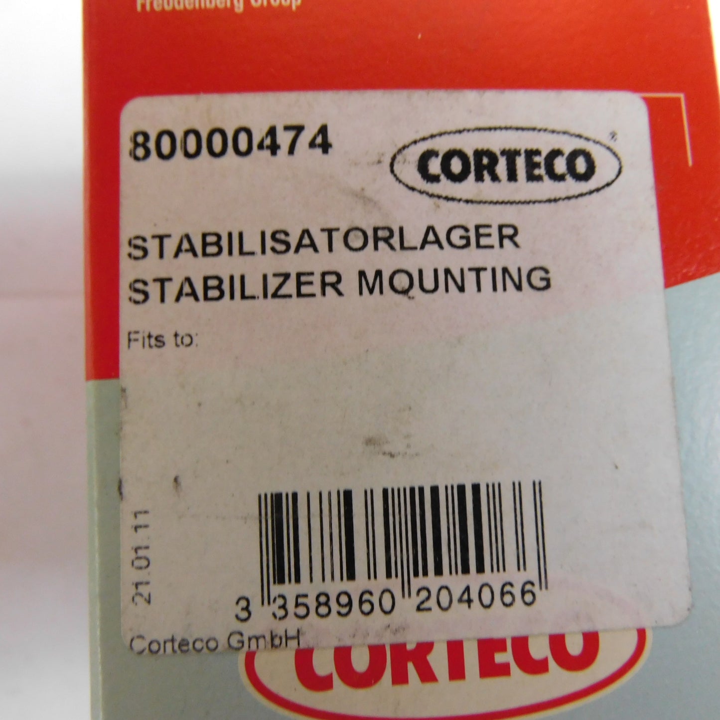 Stabilisatorlager Stabilager Stabigummis 80000474 Corteco Ford Transit Mk3 Mk4