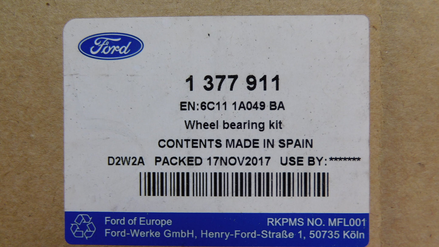Radlager Radnabe hinten 1377911 Ford Transit MK6