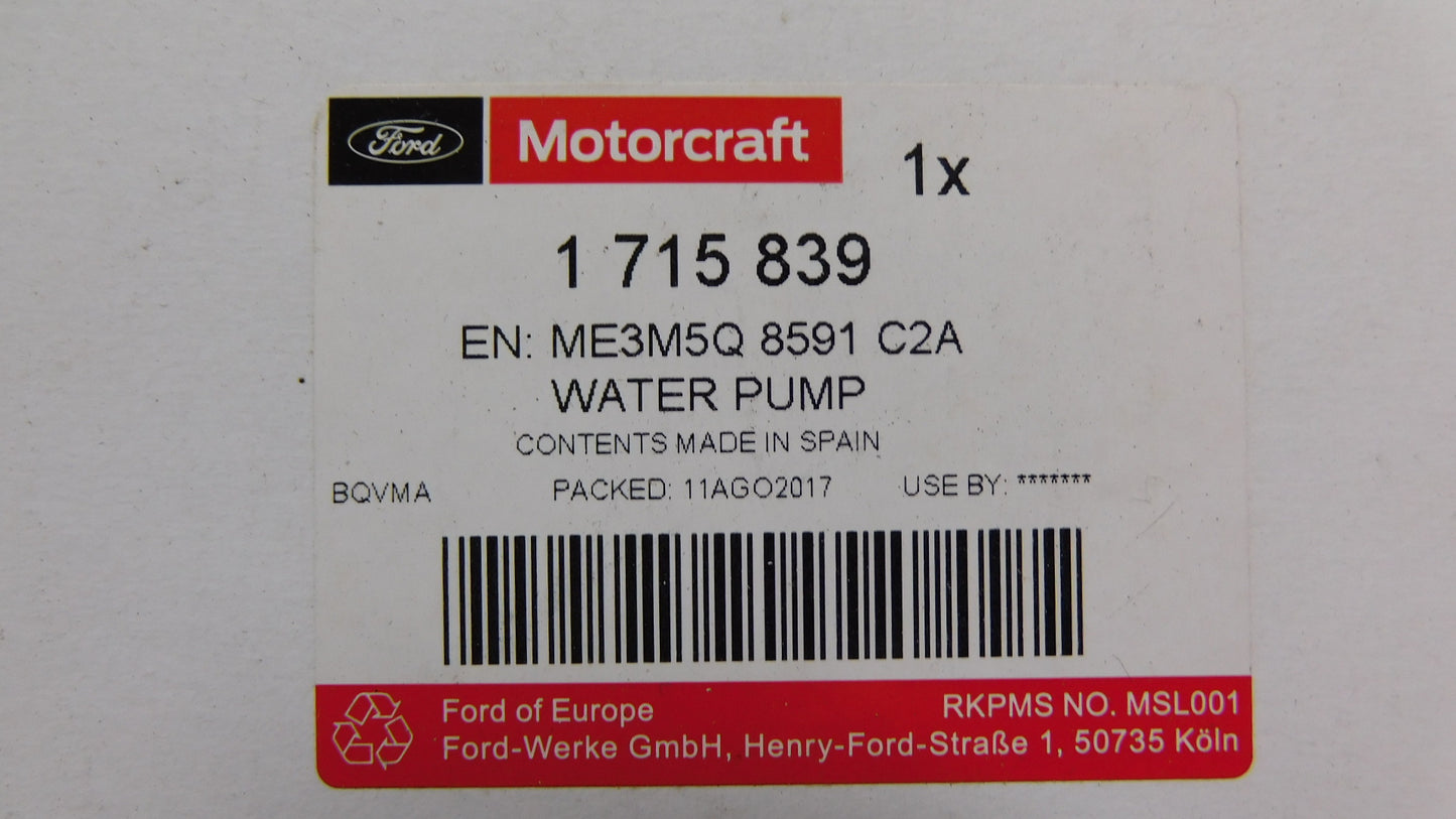 Wasserpumpe 1715839 2330996 Ford Fiesta Focus Transit Diesel