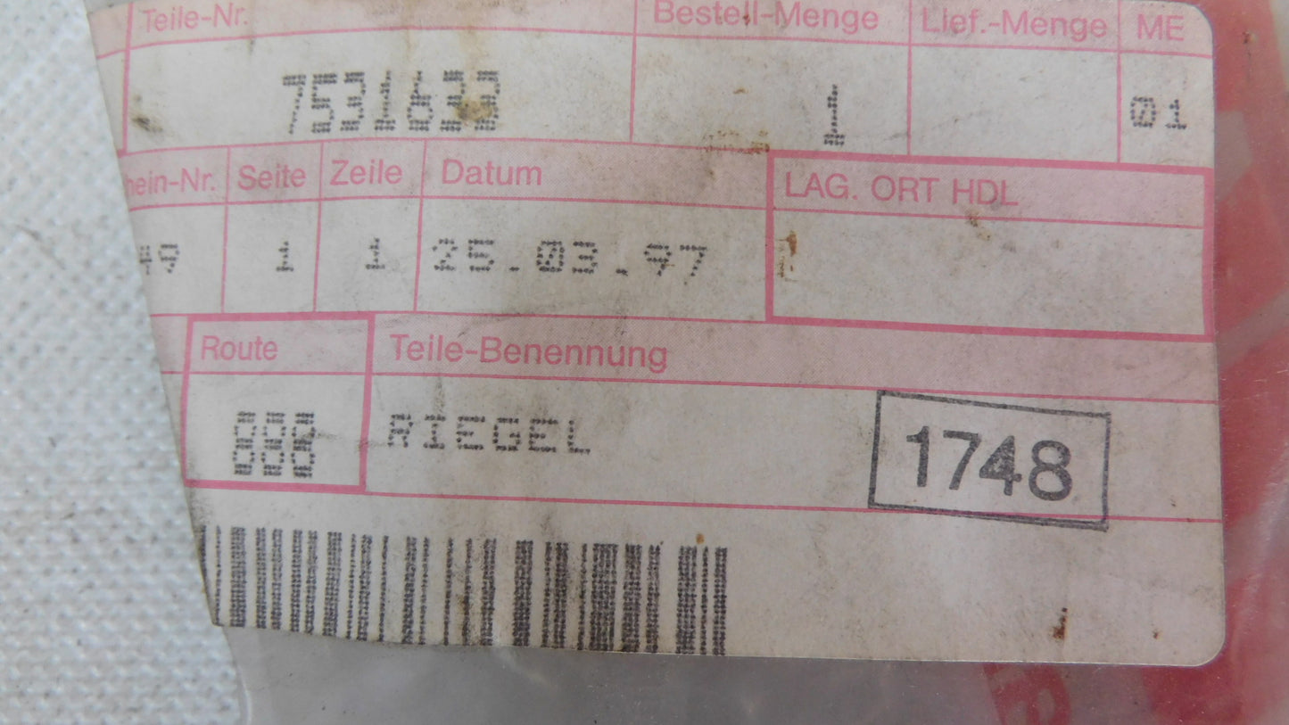 Riegel Betätigung Schieber 7531633 Fiat