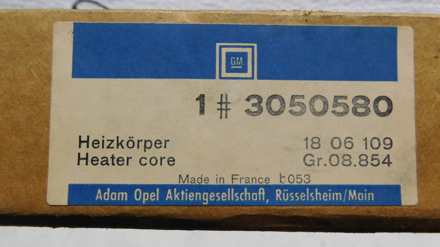 Wärmetauscher Innenraumheizung Heizungskühler 1806109 3050580 Opel Corsa A TR CC