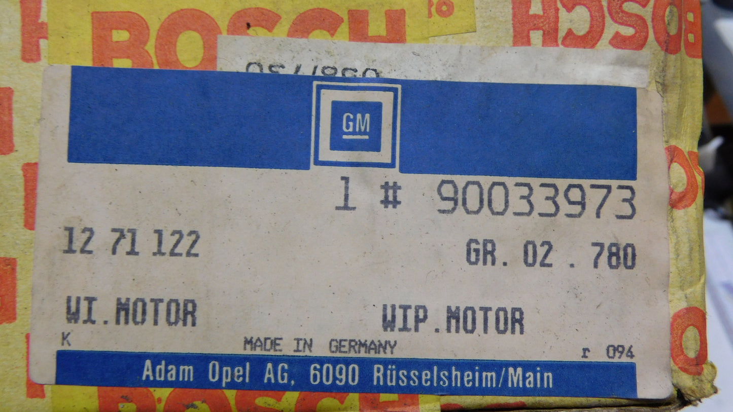 Wischermotor Scheinwerfer links 1271122 90033973 Opel Monza Senator Rekord E Commodore C