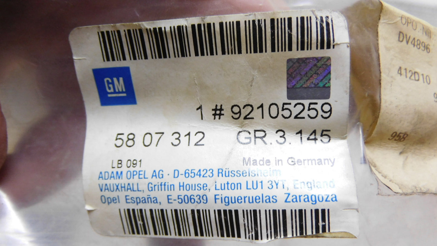 Kraftstoffleitung Leitung 5807312 92105259 Opel Astra G Zafira A