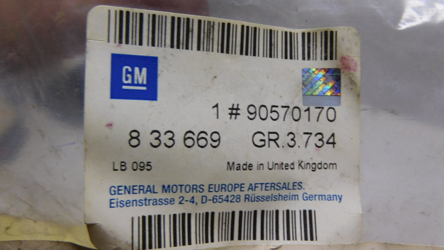 Schlauch Ausgleichsbehälter Drosselklappenstutzen 833669 90570170 Opel Omega B 20SE X20SE L96