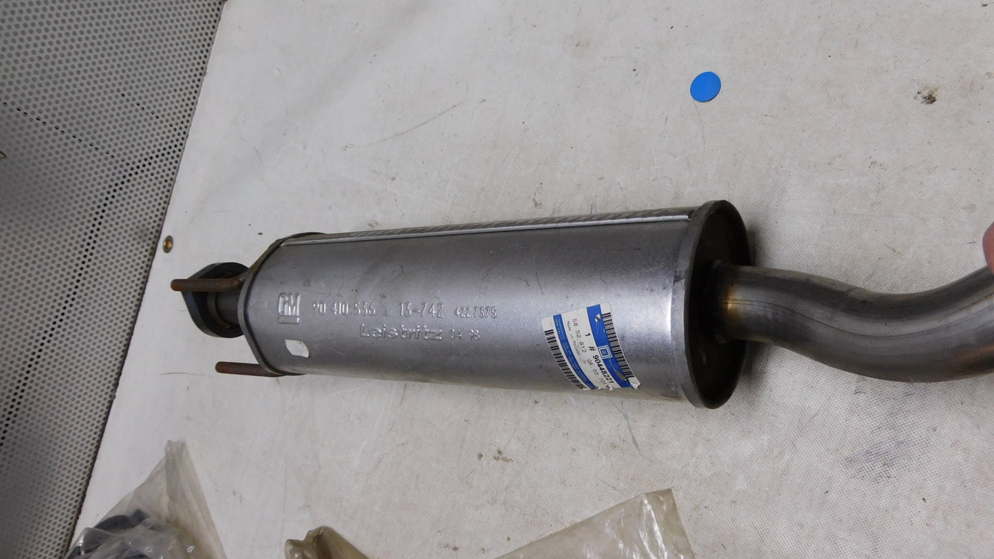 Auspuff Mitteltopf Mittelschalldämpfer 5852812 90448221 Opel Astra F 1,8 2,0 16V Kombi