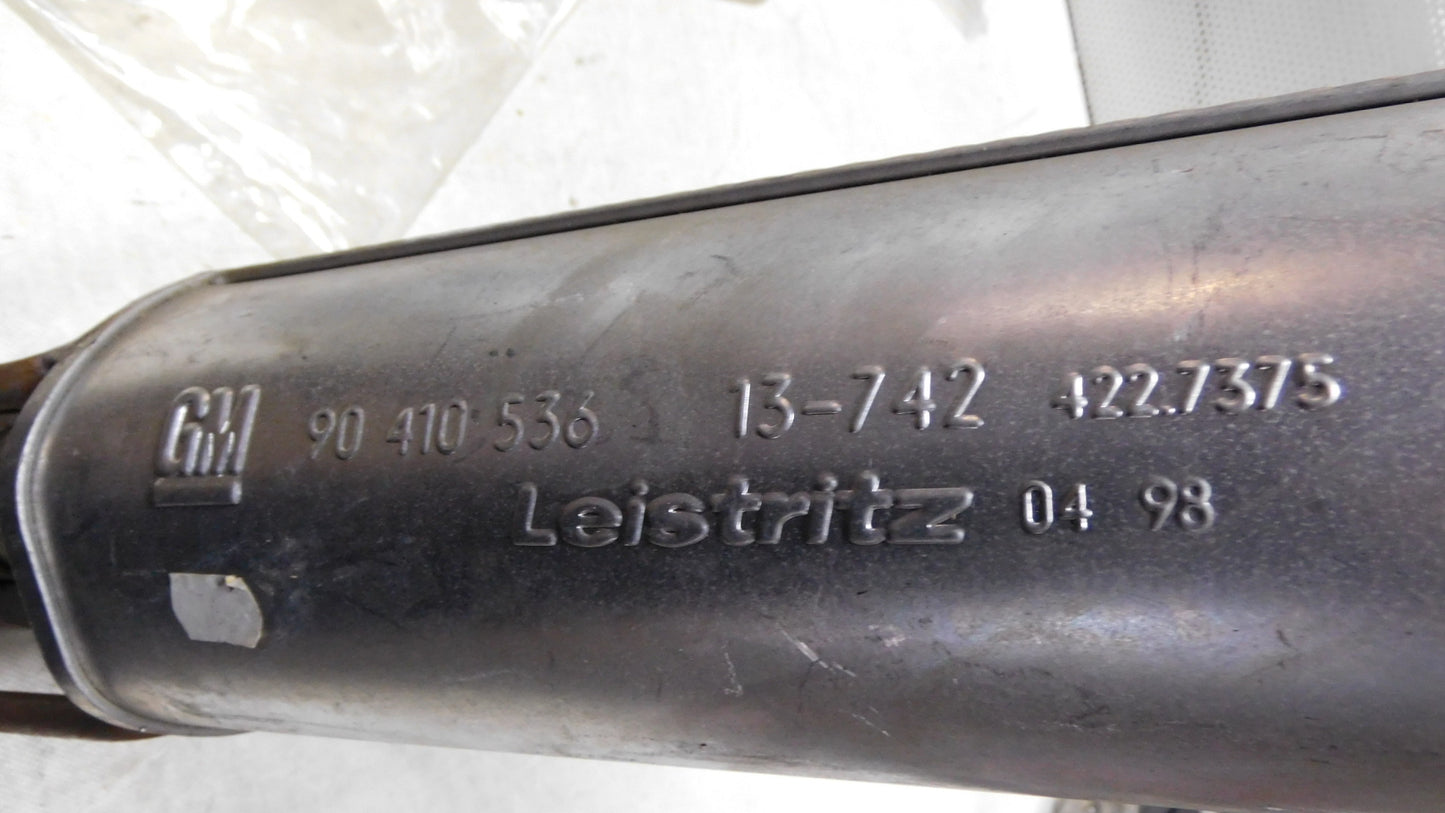 Auspuff Mitteltopf Mittelschalldämpfer 5852812 90448221 Opel Astra F 1,8 2,0 16V Kombi