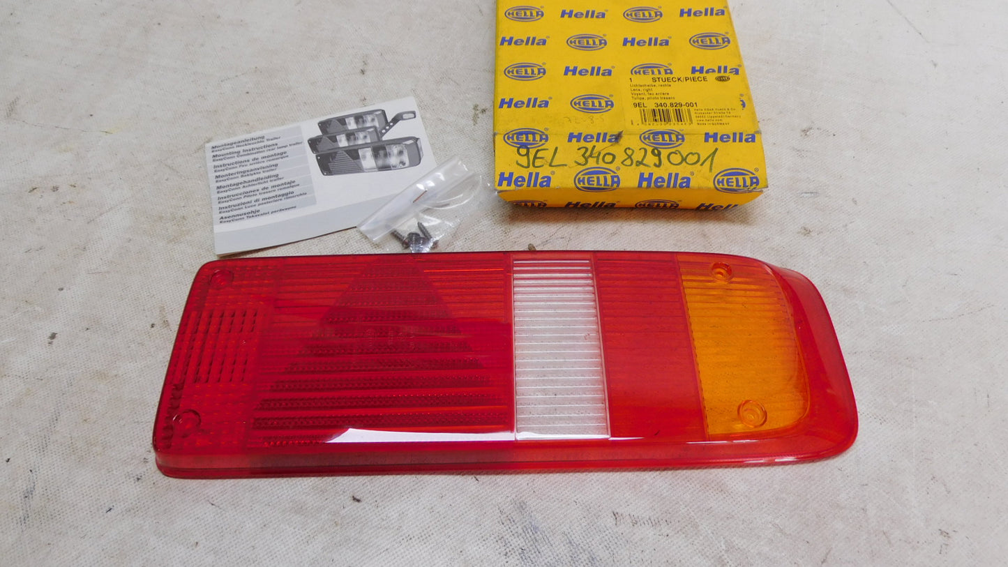Lichtscheibe Heckleuchte rechts 9EL340829001 NKW Anhänger Scania DAF Claas