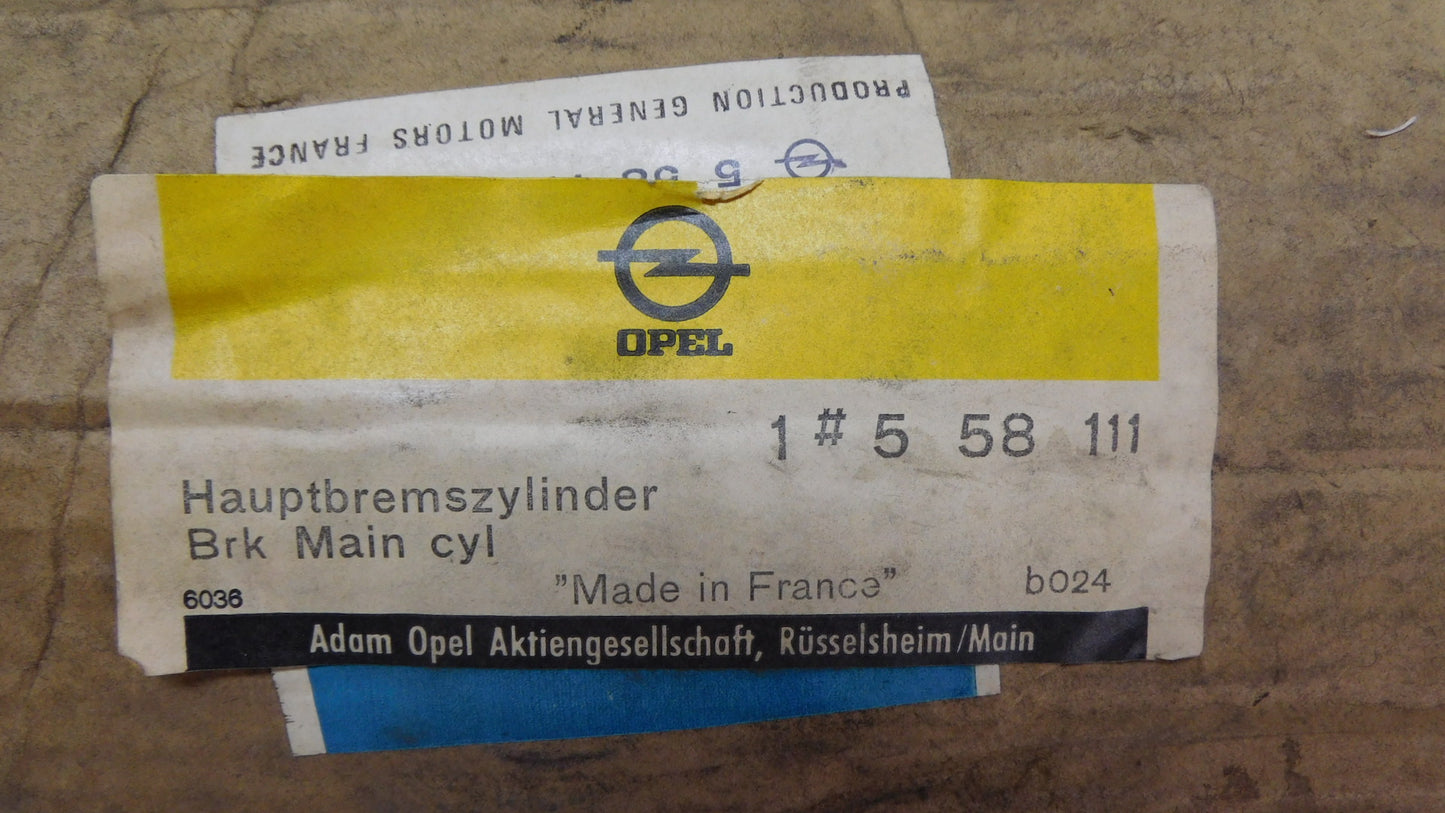 Hauptbremszylinder 558111 Delco Moraine 20 Opel Kadett Rekord Manta GT Commodore ?