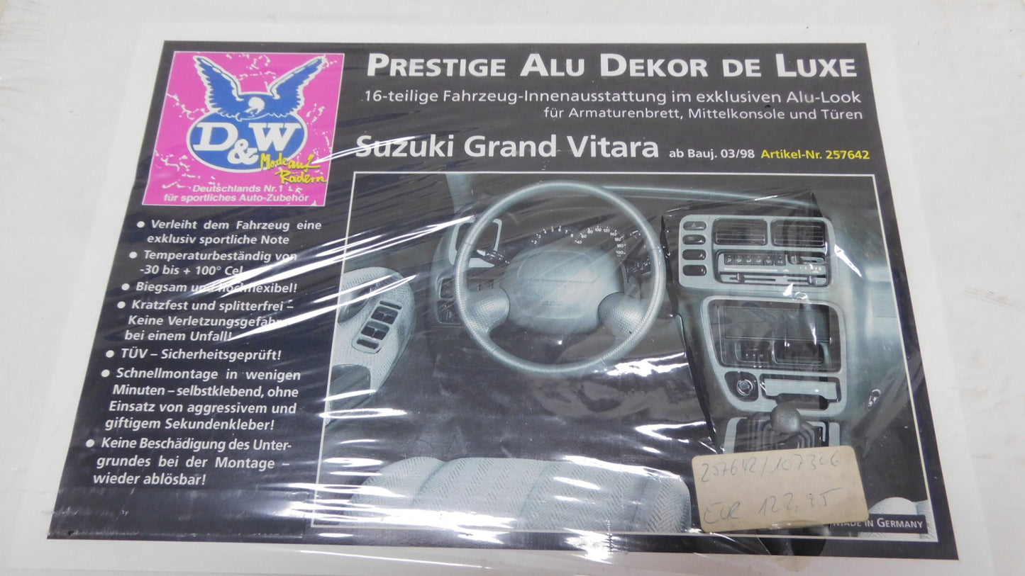Prestige Alu Dekor de Luxe 257642 D&W Suzuki Grand Vitara ab Baujahr 03/98