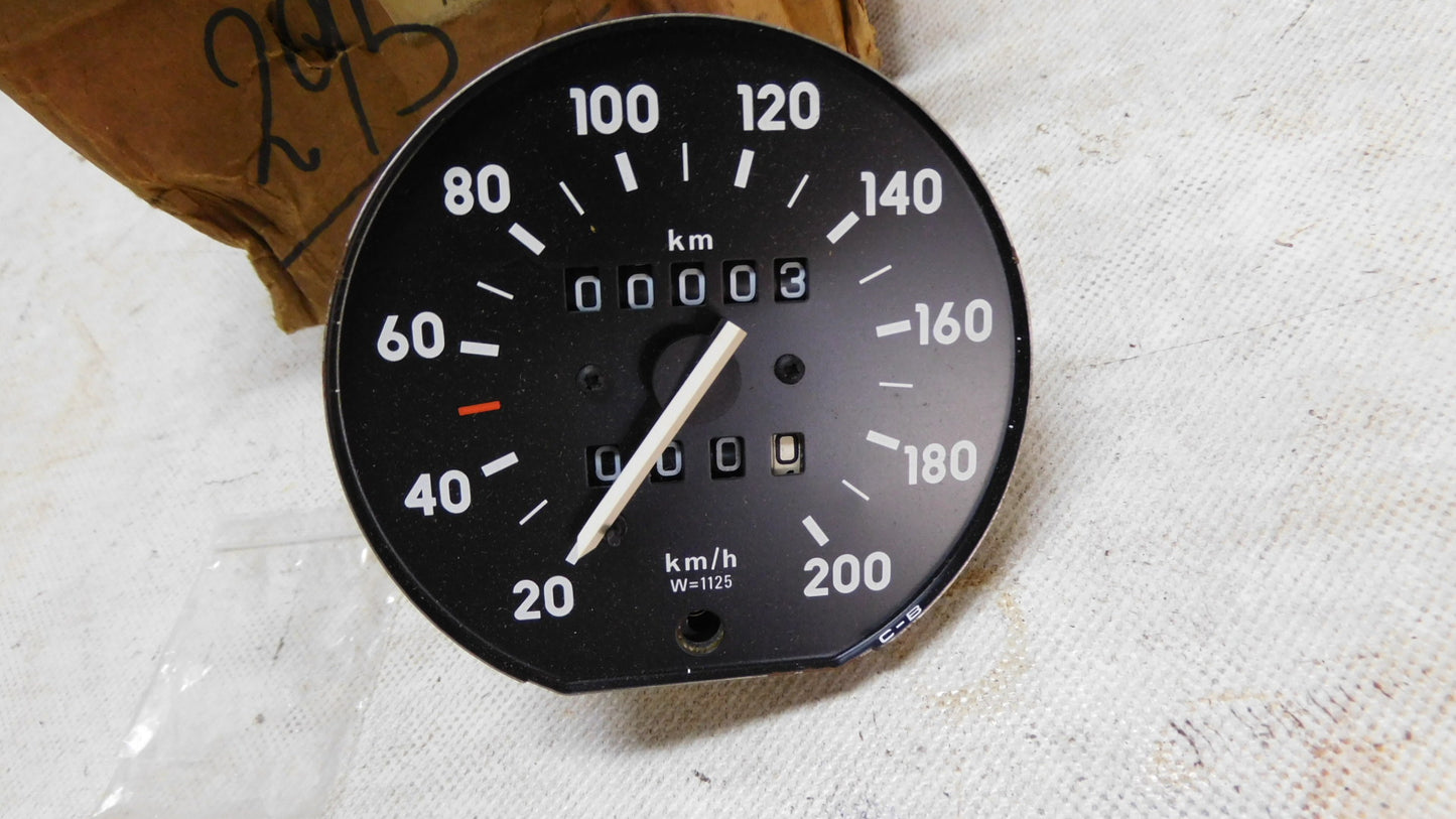 Tachometer Speedometer 1260295 Opel Oldtimer 200 Km/H W=1125