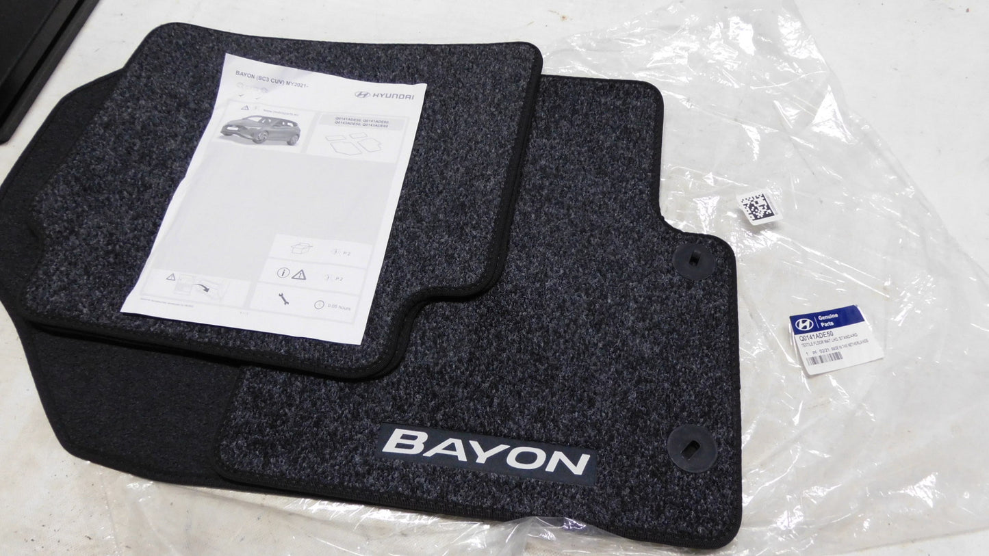 Textilfußmatten Stoff Fußmatten Q0141ADE50 Hyundai Bayon