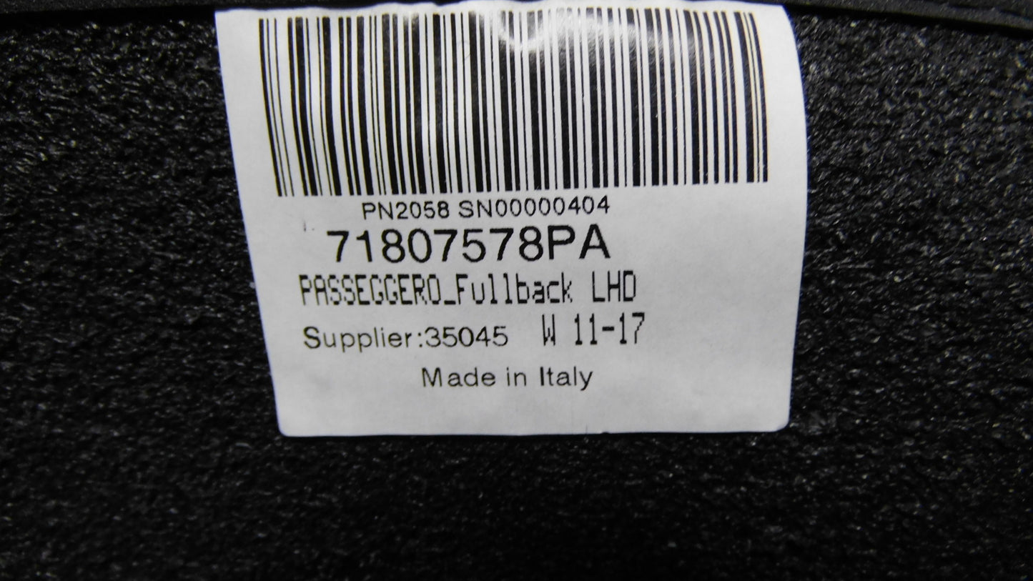 Textilfußmatten Stoff Fußmatten 71807578 Fiat Fullback ab Bj. 2016