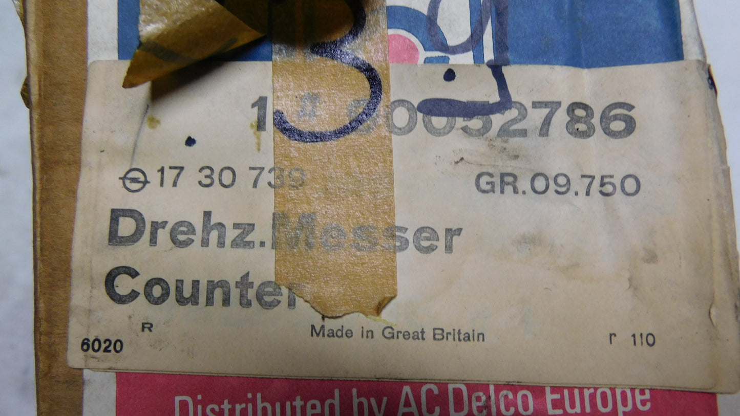 Drehzahlmesser Instrument 1730739 90052786 Opel Kadett D SR 7000 U/min