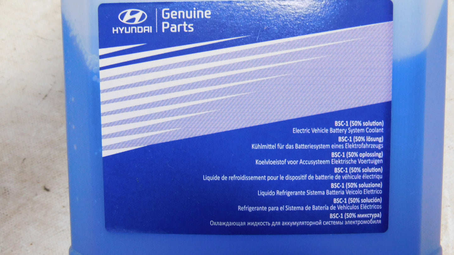 Kühlmittel Batteriesystem Elektrofahrzeug 2 Lev Coolant Solutio LP040APE02EVH0 Hyundai