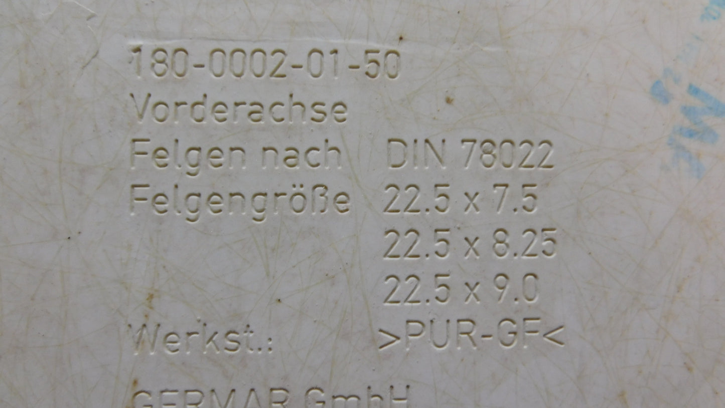 Radzierblende Classic Vorderachse 22,5'' GERMAR 1800002B0130 Reisebus Bus