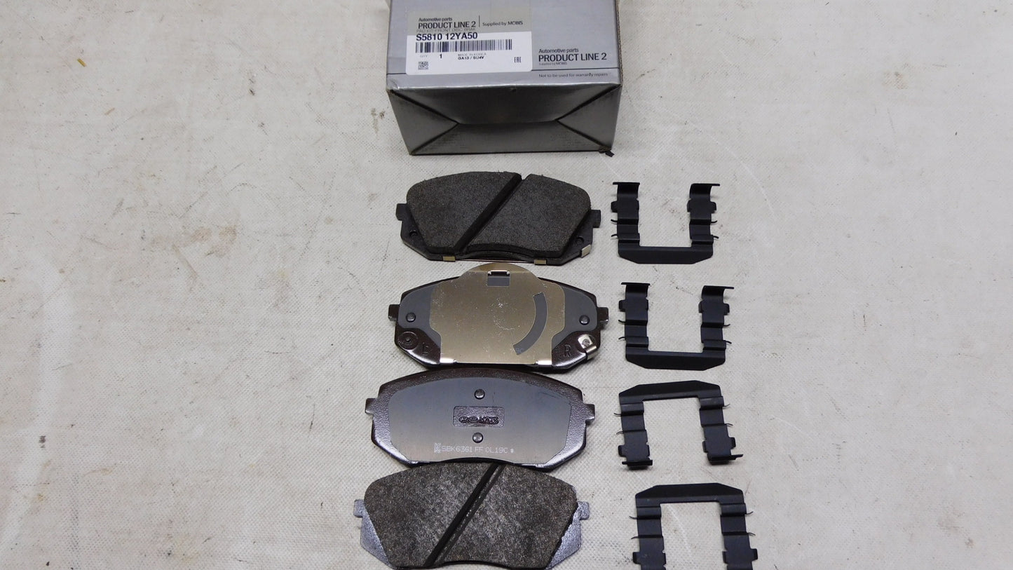 Bremsbeläge Scheibenbremse S581012YA50 581012YA50 Hyundai Tucson IX35 I40 Kona Kia Sportage