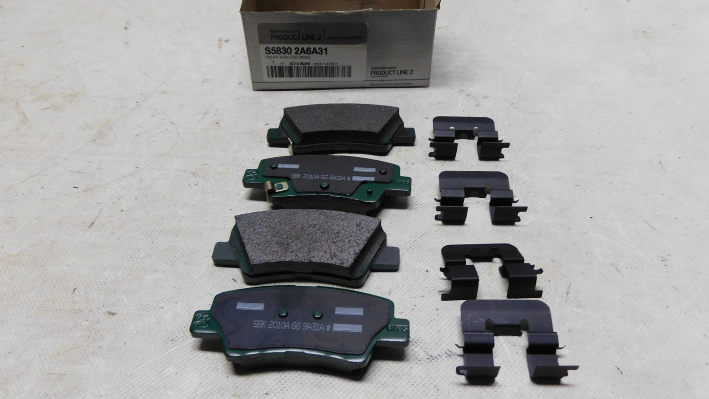 Bremsbeläge Scheibenbremse S58302A6A31 58302A6A31 Hyundai I10 I30 Kia Carens Rio Ceed hinten