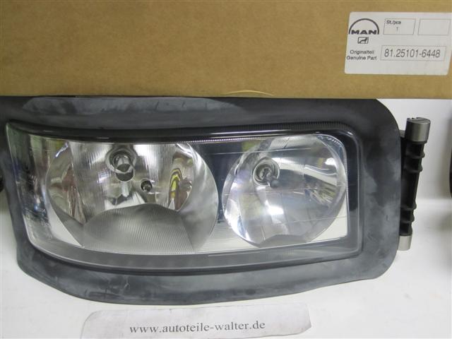 Haupscheinwerfer re 81251016448 MAN L M 2000 TGA TGL TGM TGX TGS