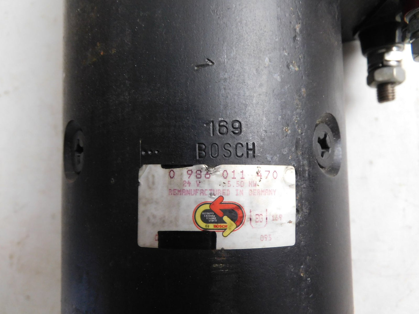 Anlasser Starter 24V 5,4kW Zähnez.: 11 0986011470 BOSCH DAF F N 2600 - 3600
