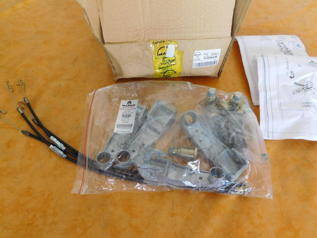 Sitzreparatursatz Arretierung Stellelement Sitzlehnenverstellung 81623406109 MAN TGA TGS