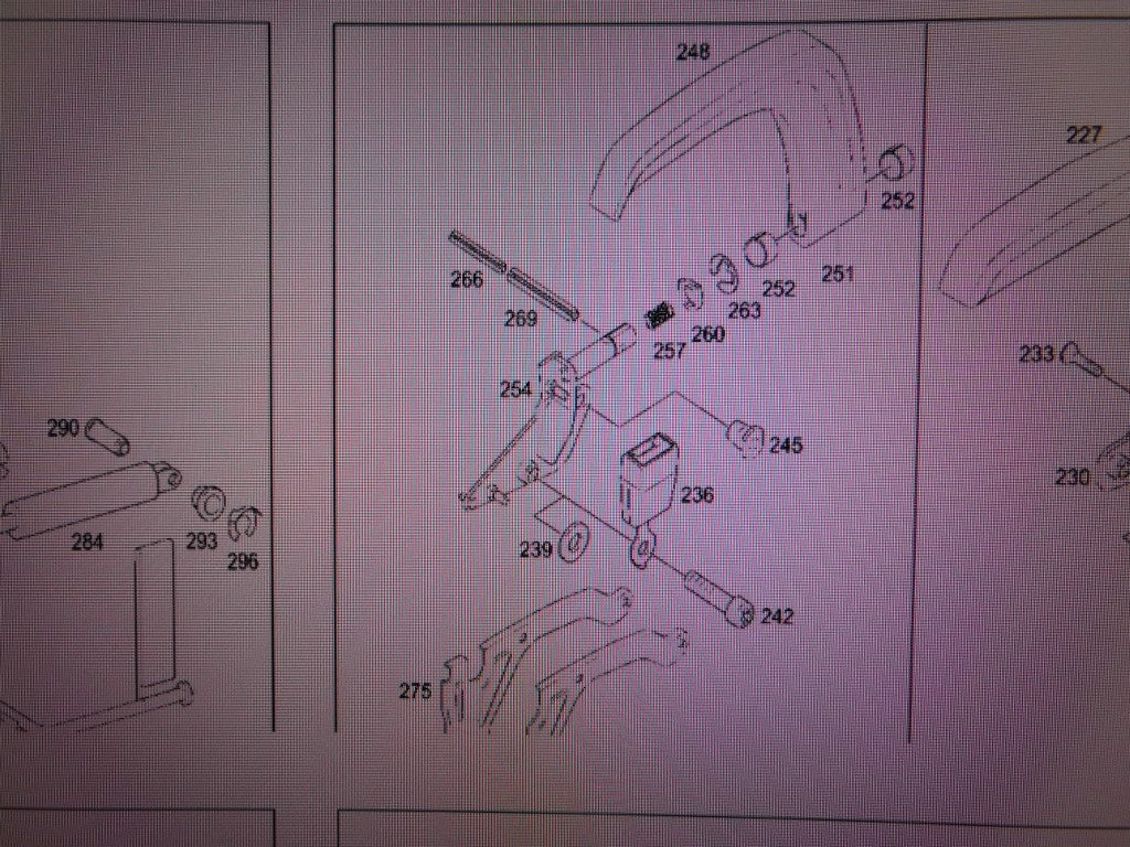 ZB Träger links Sitz A6299701738 Mercedes-Benz