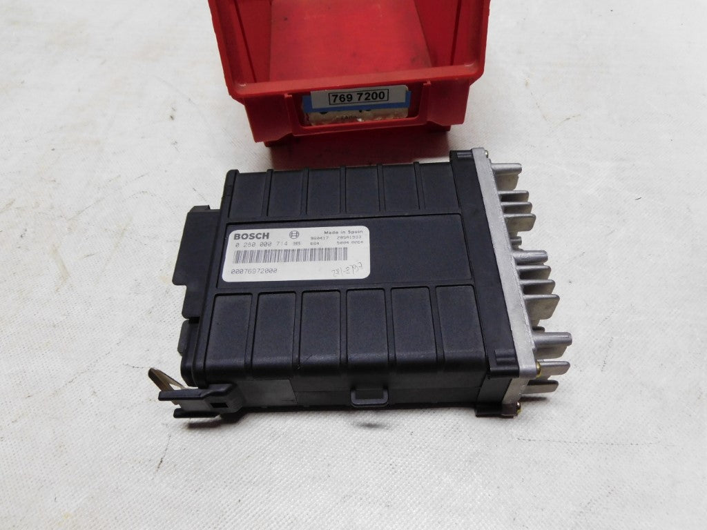 Steuergerät Motorsteuergerät Kraftstoffeinspritzung 7697200 / 0280000714 Fiat Uno Tipo Tempra Bosch