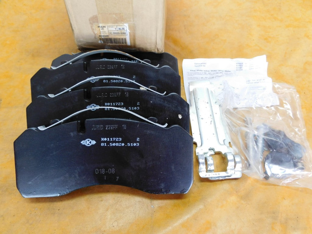 Bremsbelagsatz Scheibenbremsen MAN 81508206060