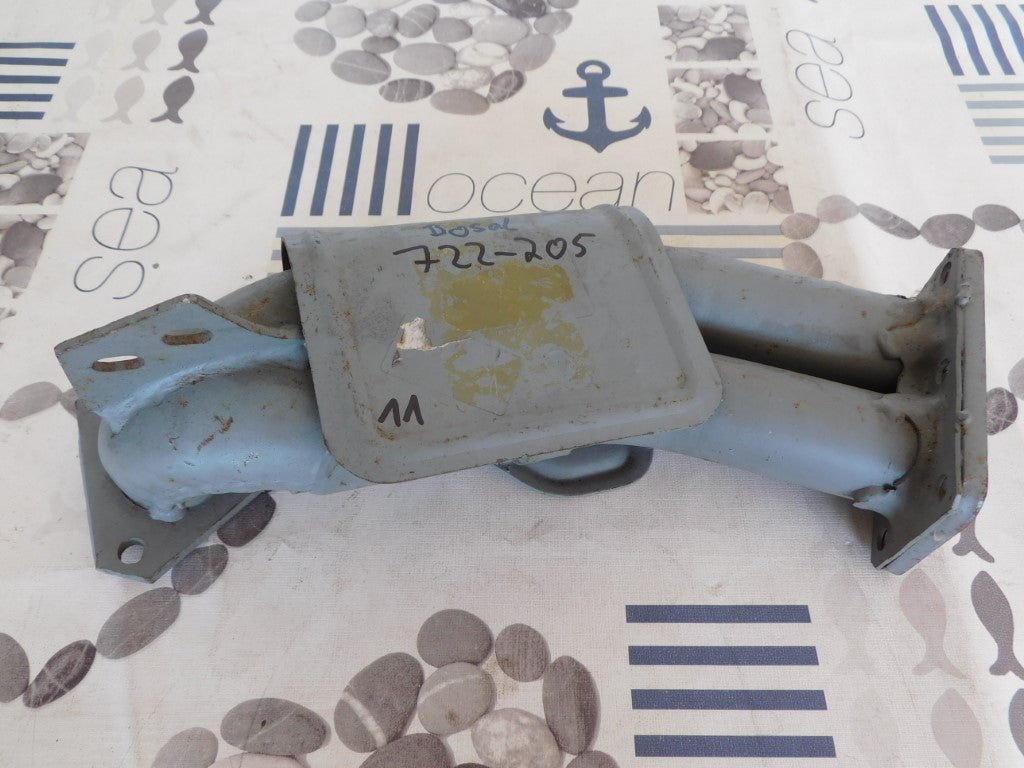 Abgasrohr Flammrohr Hosenrohr 722205 VW Golf 1 I MK1 Scirocco