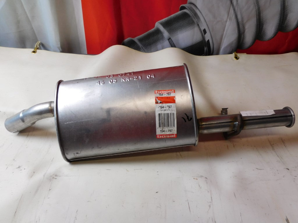 Endschalldämpfer Schalldämpfer Nachschalldämpfer 154797 Ford Fiesta Mk3 Schrägheck GFJ