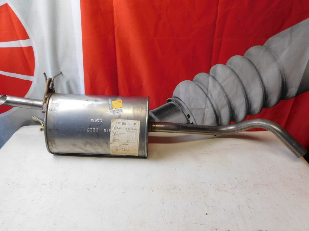 Endschalldämpfer Schalldämpfer Nachschalldämpfer 7700312439 Renault Kangoo Rapid Nissan Kubistar