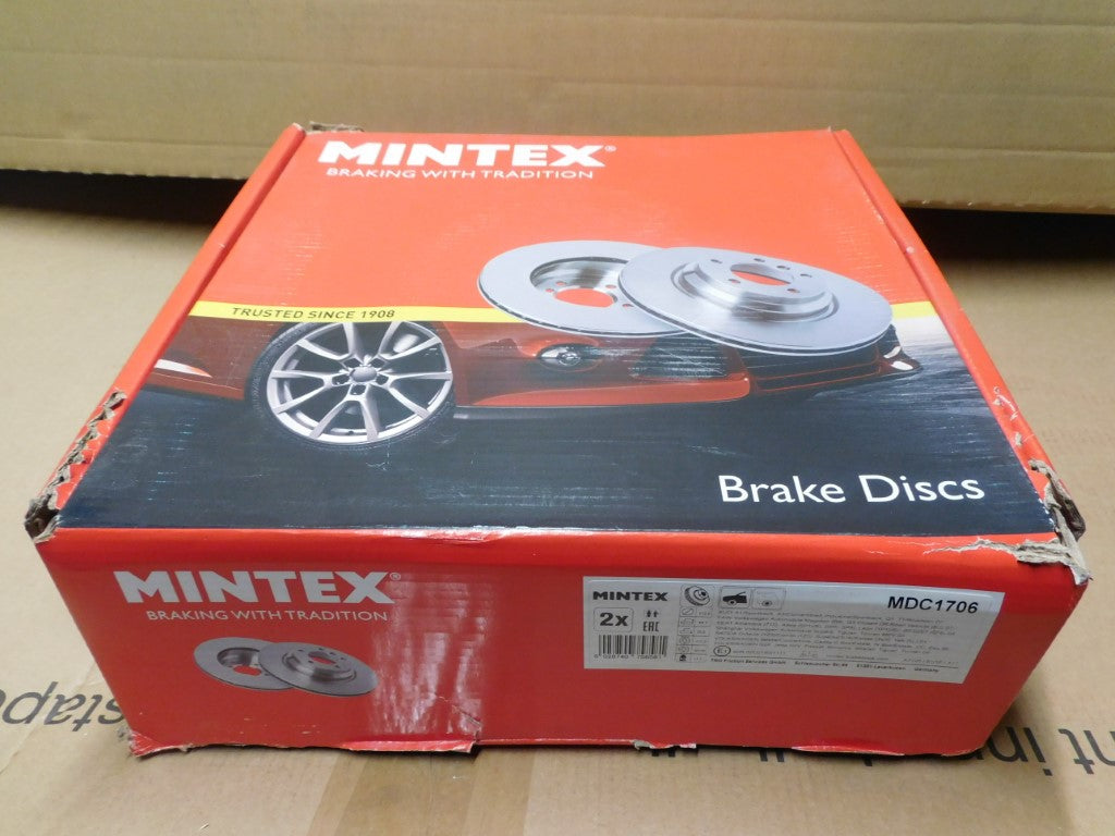 Bremsscheiben Satz Mintex vorne MDC1706 Audi A1 A2 Q2 Q3 TT VW Golf Passat Scirocco Seat Skoda