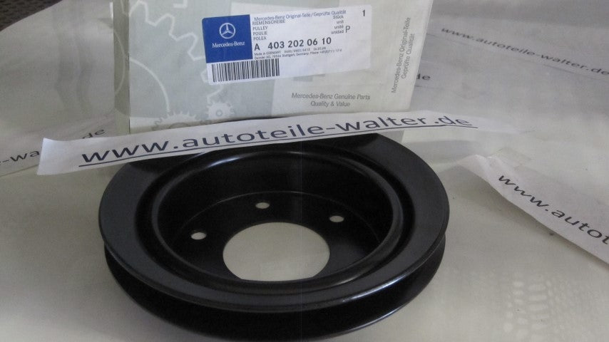 Riemenscheibe Wasserpumpe Riementrieb d 56mm b 8,5mm P 90mm DP169 A4032020610 Mercedes Benz