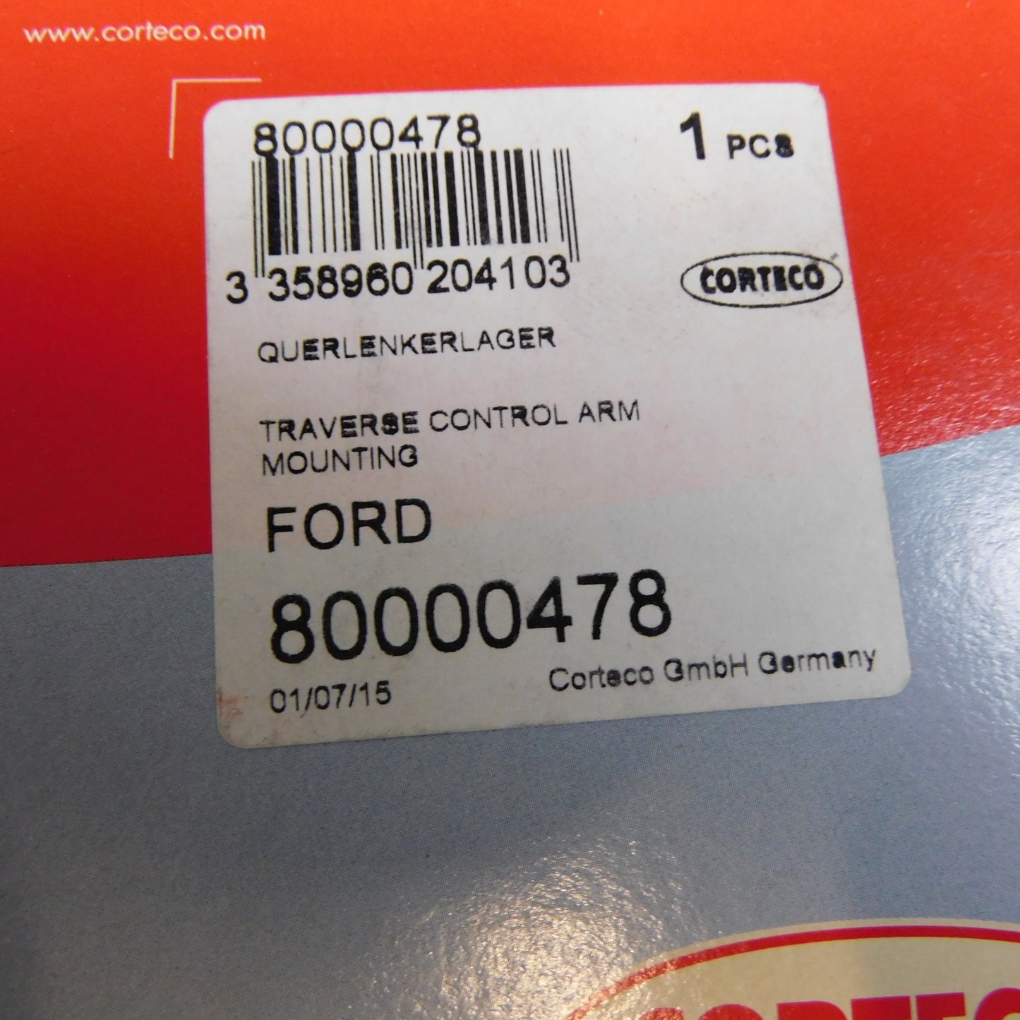 Querlenkerlager Lagerung Lenker 80000478 Corteco Ford Transit