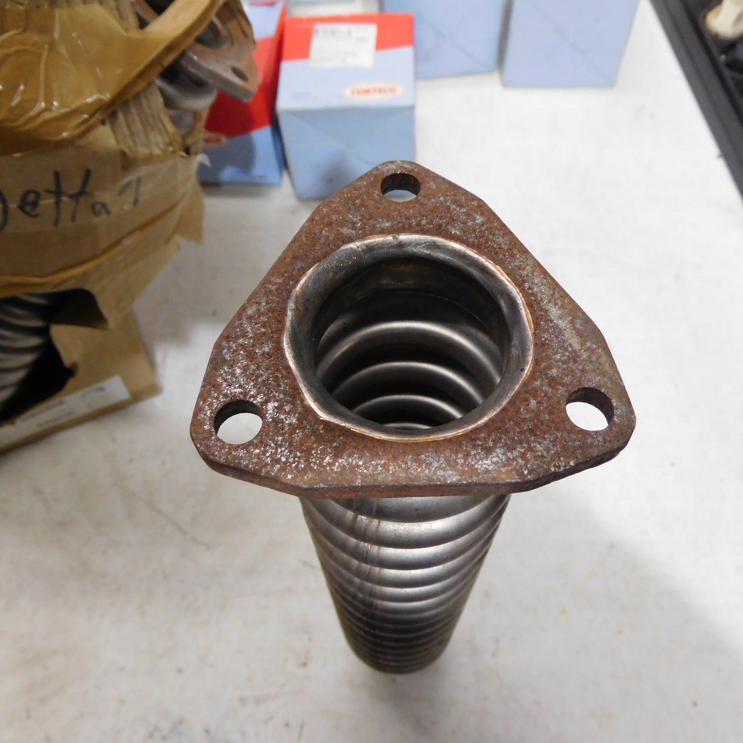 Wellenrohr Abgasrohr vorne OE 055253157A 1241 HJS VW Golf 1 Scirocco 2 Jetta 1