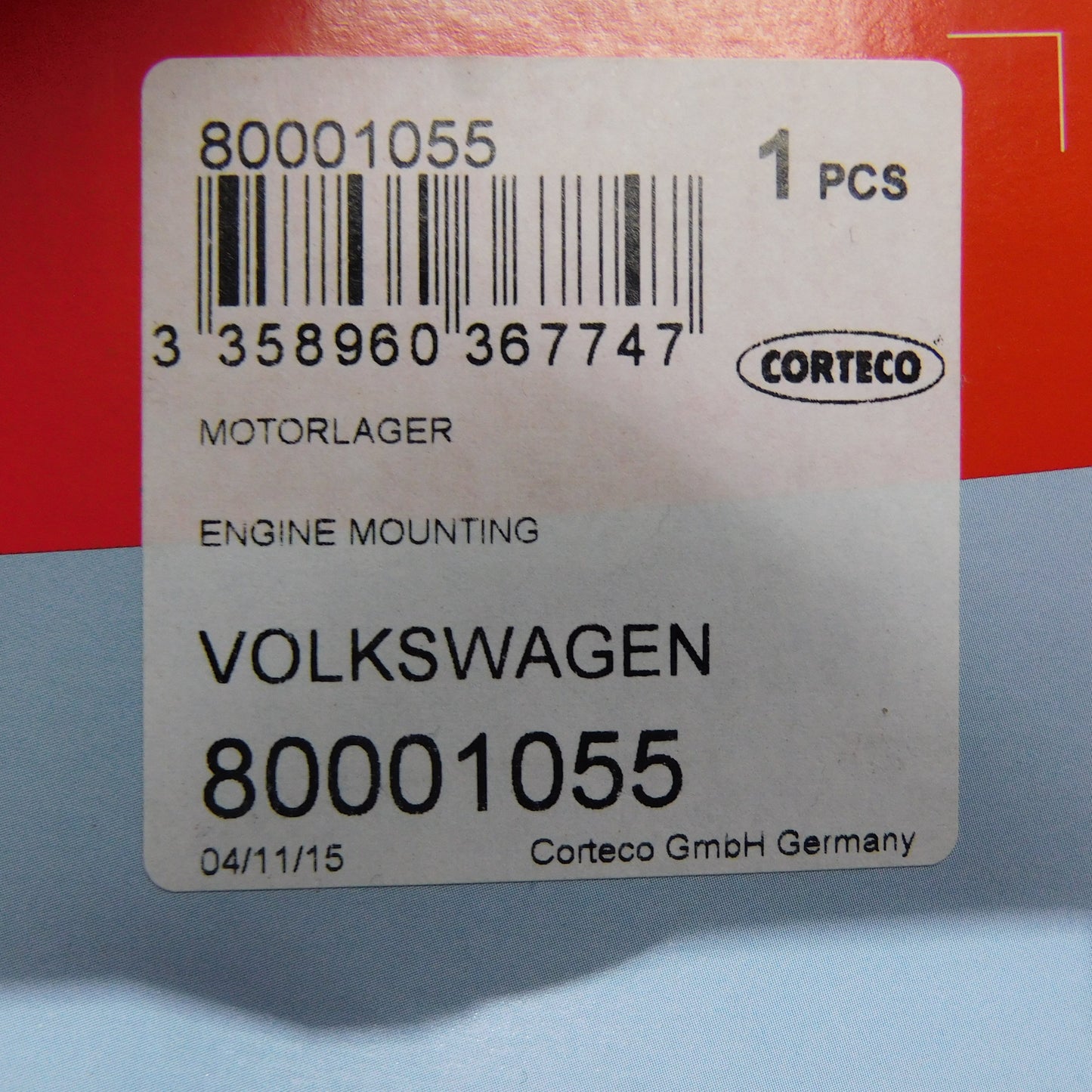 Motorlager 80001055 VW Polo Fox Skoda Fabia Seat Ibiza Cordoba