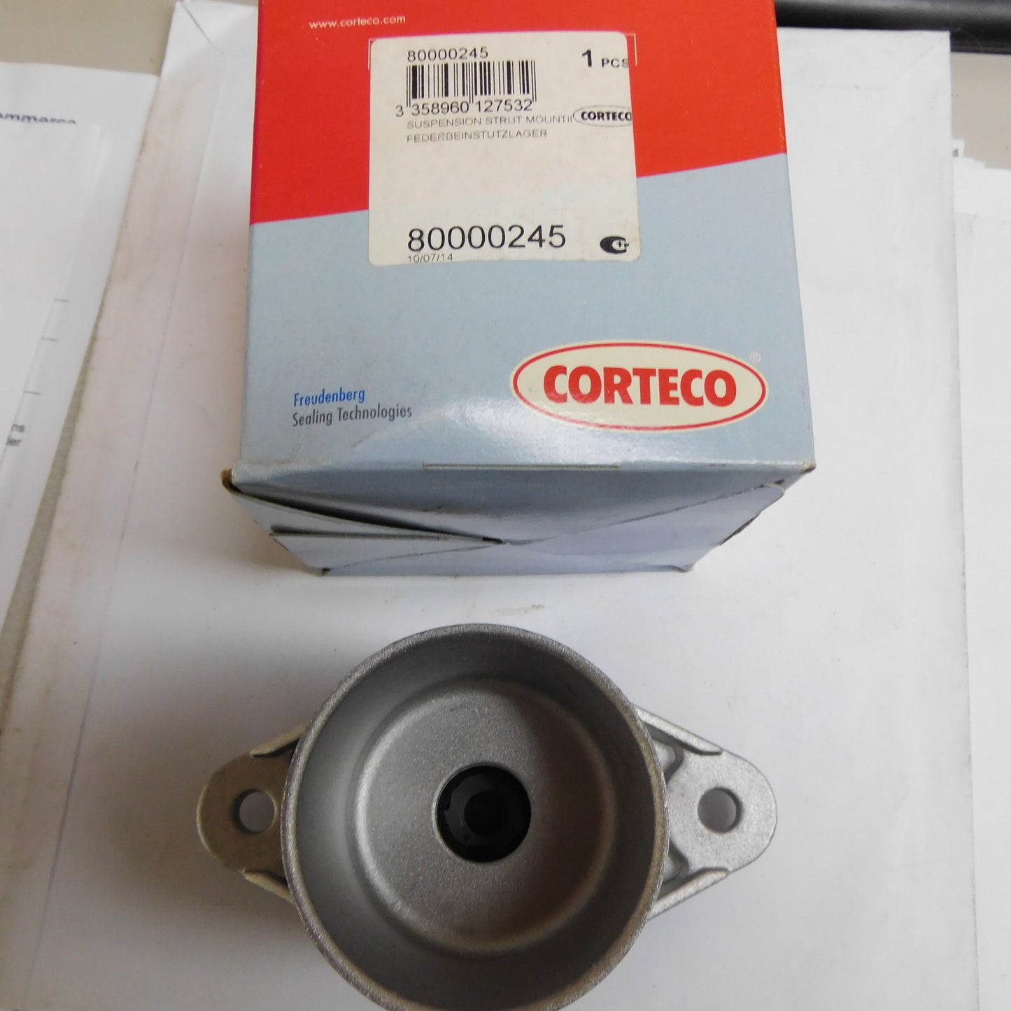 Federbeinstützlager Hinterachse links rechts 80000245 Corteco Audi A6 C5 VW Passat B5