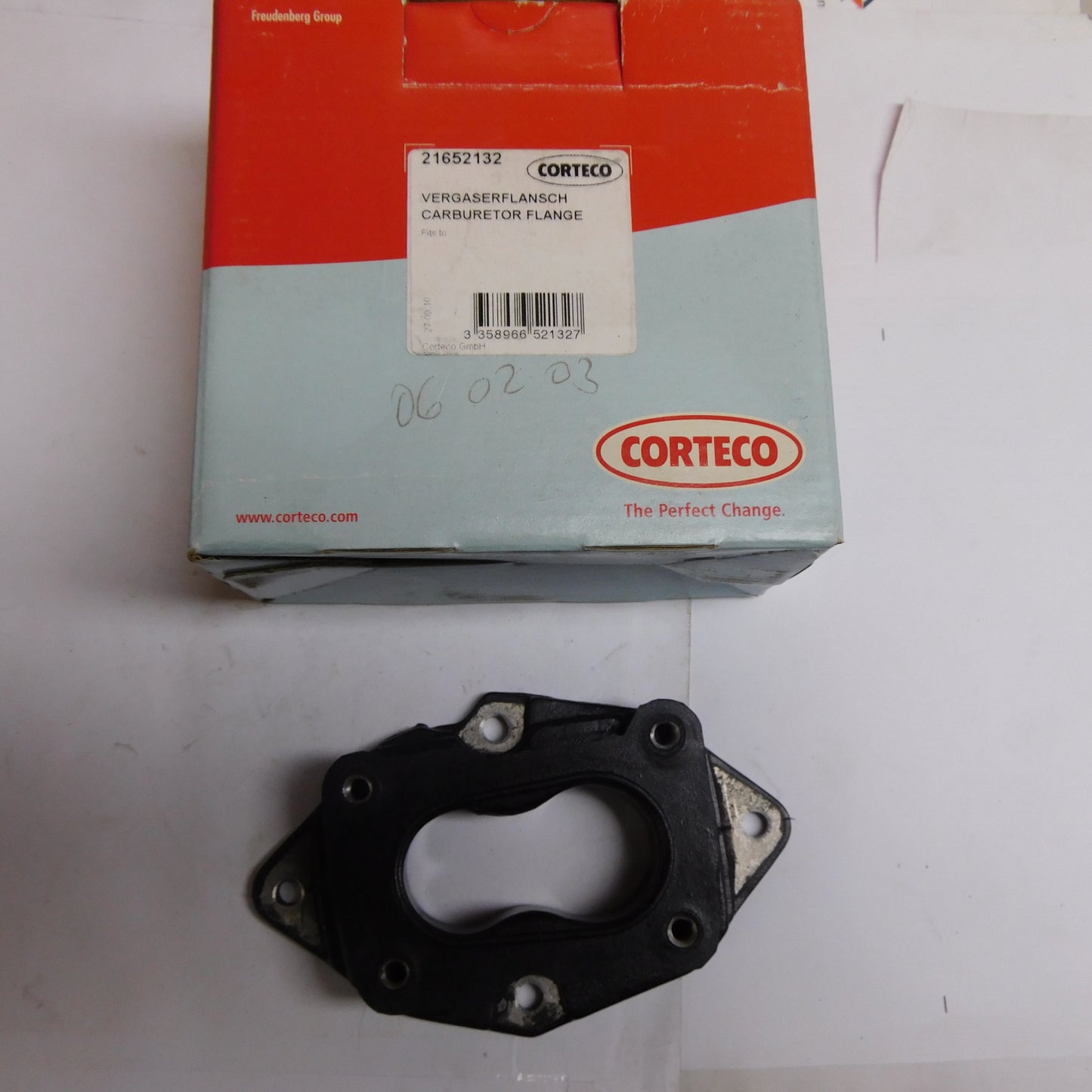 Vergaserflansch Aluminium 21652132 Corteco Audi 80 100 Coupe