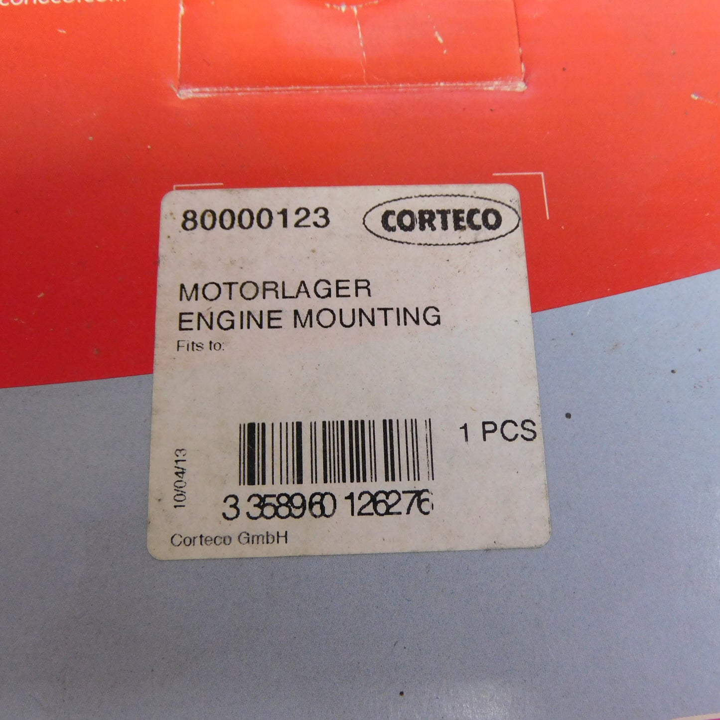 Motorlager Gummimetallager Aluminium 80000123 Corteco Renault Clio Scenic Megane