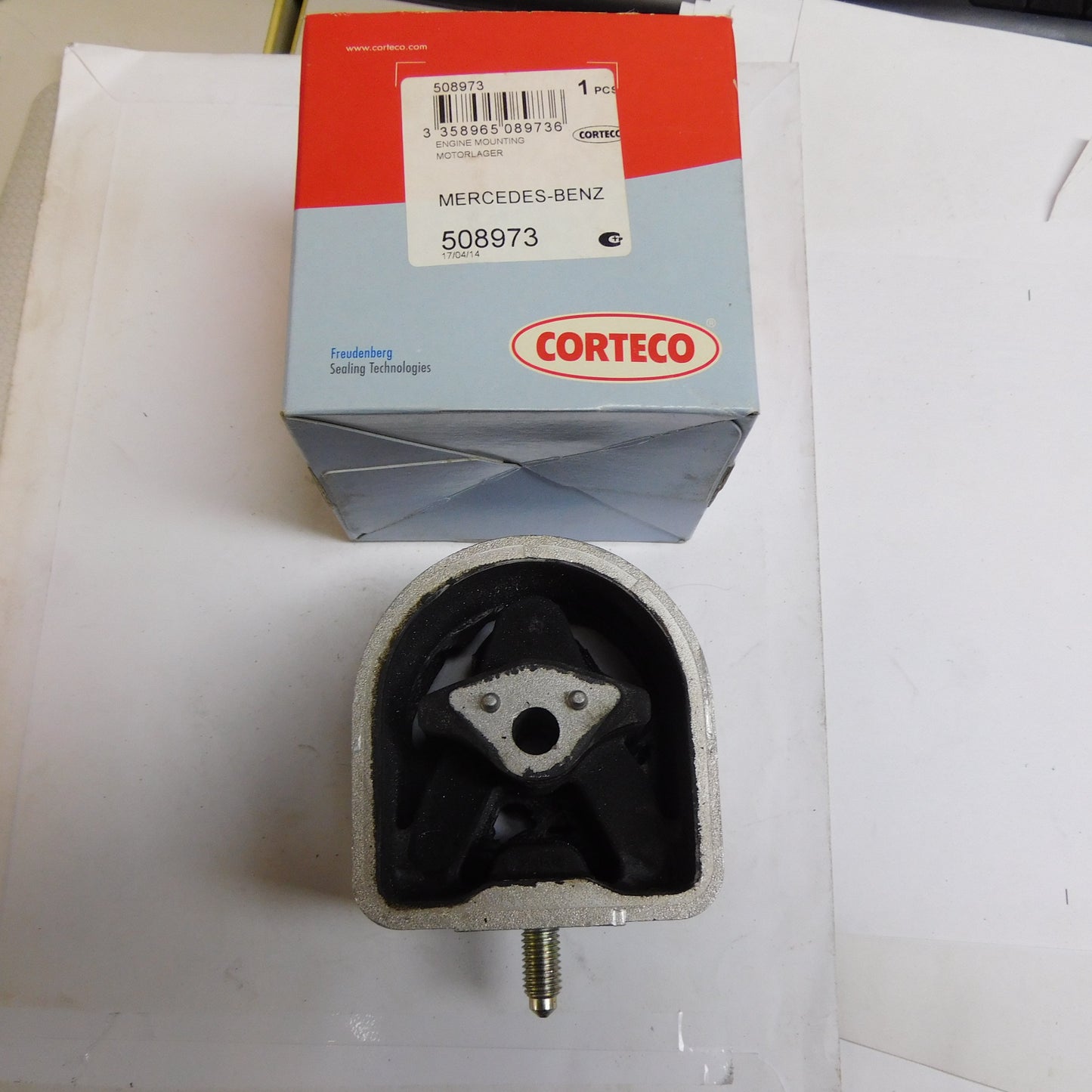 Motorlager Aluminium Gummimetall 508973 Corteco Mercedes-Benz A Klasse W168