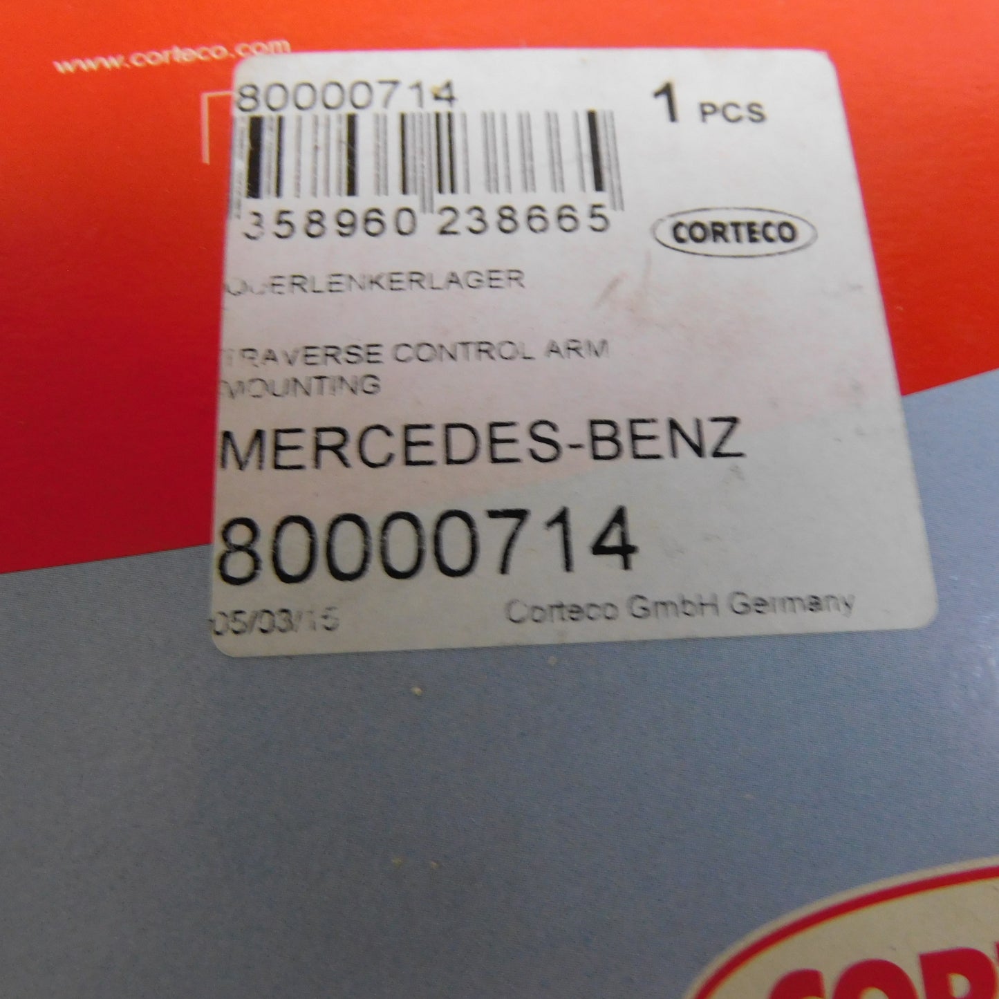 Lagerung Lenker Hydrolager Vorderachse 80000714 Corteco Mercedes-Benz SL R230 R231 E Klasse W211 S211