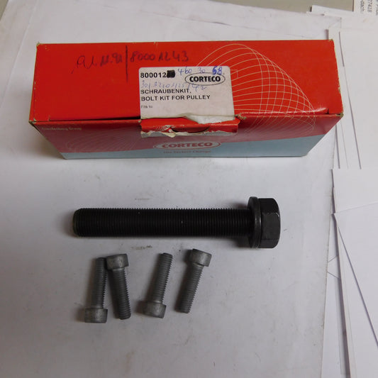 Schraubensatz Riemenscheibe Kurbelwelle 80001243 Corteco VW Transporter T4