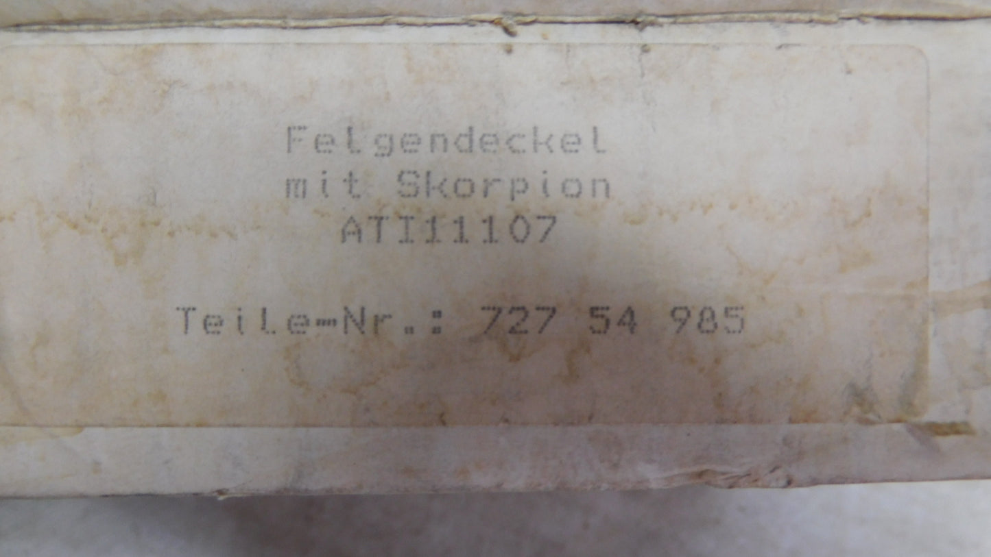 Atiwe 111 ATI 11107 72754985 Felgendeckel mit Skorpion Abarth Felgendeckel