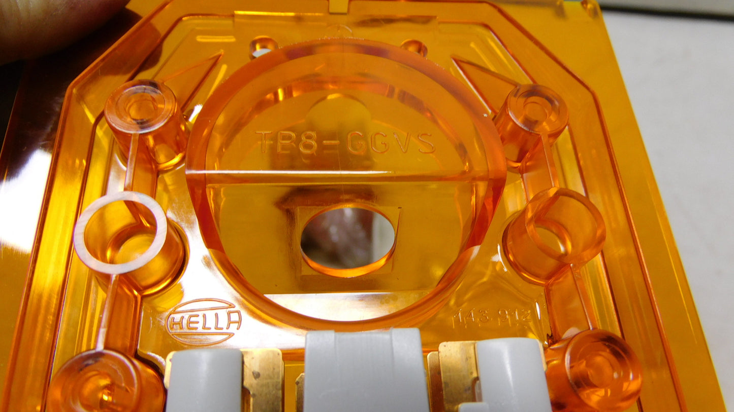 Blinkerglas Lichtscheibe mit Reflektor 9EL146073-001 Hella LKW Ladebordwand Hubbühne