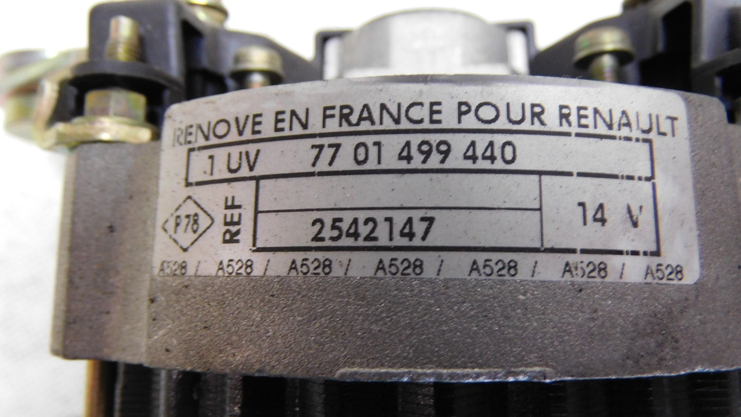 Lichtmaschine 7701499440 2541156 Valeo Renault 21 25 Espace