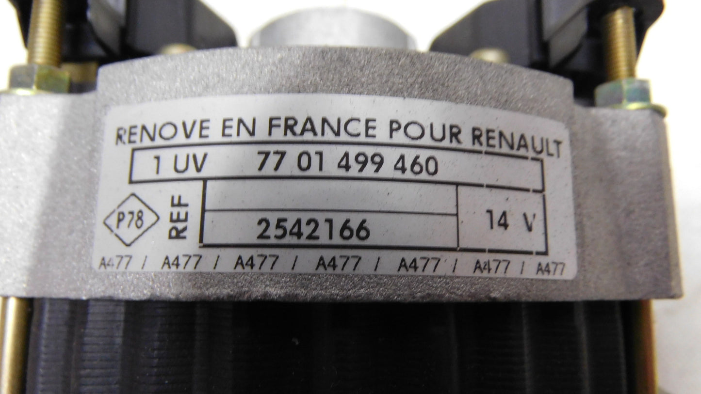 Lichtmaschine 7701499460 2542166 Valeo Renault 5 9 19 20 21 Clio Trafic Rapid