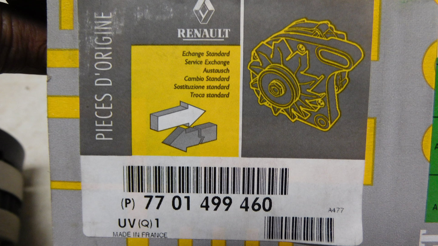 Lichtmaschine 7701499460 2542166 Valeo Renault 5 9 19 20 21 Clio Trafic Rapid